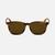 Squared Sunglasses with Brown-Colored Acetate Frame