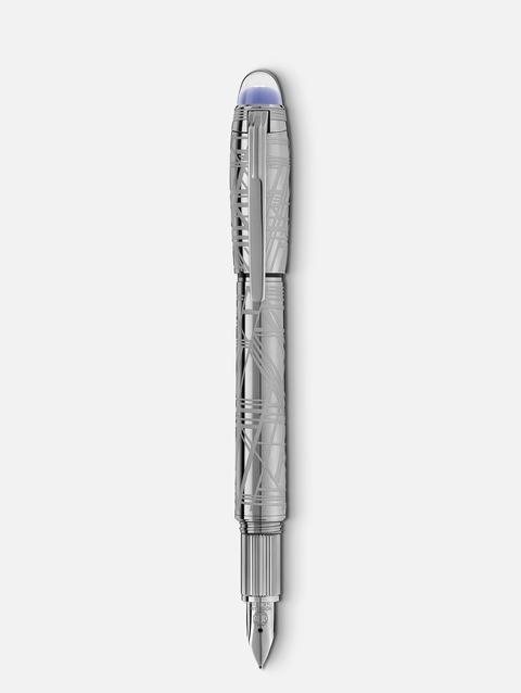 Starwalker Space Blue Metal Fountain Pen