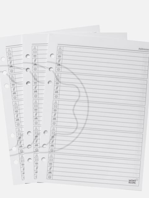 Telephone-Address Sheets Large